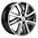 Диск литой Khomen Wheels 1609 16x6.0J/4x100 D60.1 ET50 Gray-FP