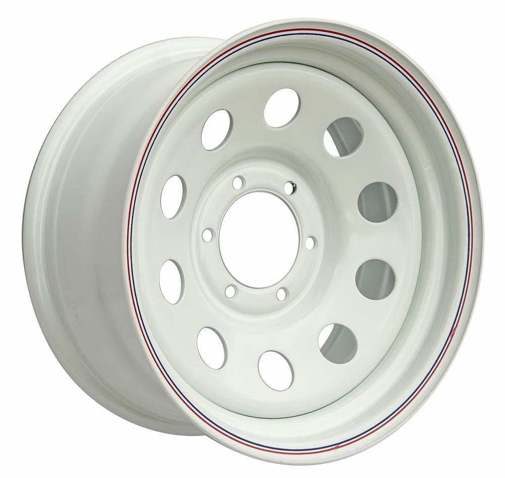 Диск штамп. Off-Road Wheels Toyota Nissan 16x7.0J/6x139.7 D110 ET30 белый