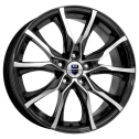 Диск литой КиК Твист 17x7.5J/5x120 D72.6 ET37 алмаз чёрный