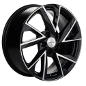 Диск литой Khomen Wheels 1714 17x7.0J/5x108 D54.1 ET40 Black-FP