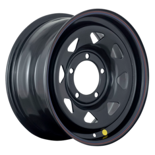 Диск штамп. Off-Road Wheels УАЗ 15x8.0J/5x139.7 D110 ET-25 Черный