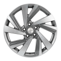 Диск литой Khomen Wheels KHW1801 (ZV 18_Tiguan/Kodiaq) 18x7.5J/5x112 D57.1 ET43 Gray-FP