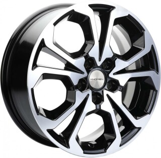 Диск литой Khomen Wheels 1711 16x6.5J/5x112 D57.1 ET46 Black-FP