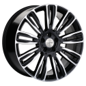 Диск литой Khomen Wheels 2004 20x8.5J/5x120 D72.6 ET45 Black-FP