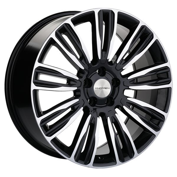 Диск литой Khomen Wheels 2004 20x8.5J/5x120 D72.6 ET45 Black-FP