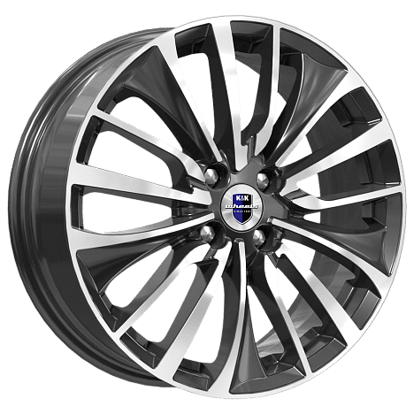 Диск литой КиК Flanker 17x6.5J/5x114.3 D54.1 ET50 алмаз чёрный