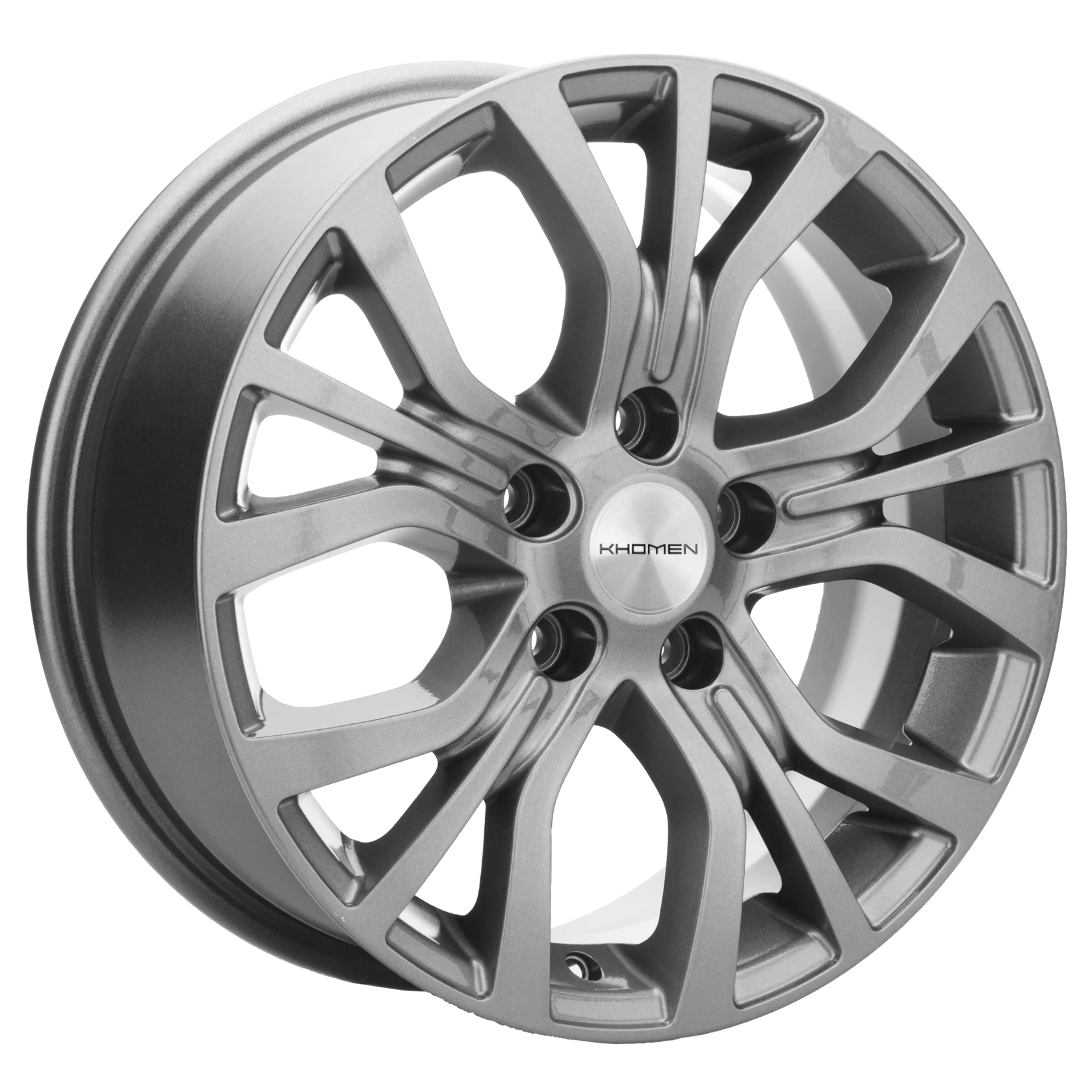 Диск литой Khomen Wheels KHW1608 (Multivan) 16x6.5J/5x120 D65.1 ET38 Gray