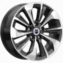 Диск литой КиК Авиор (КС936) 17x7.0J/5x114.3 D67.1 ET45 алмаз черный