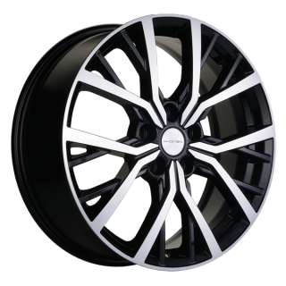 Диск литой Khomen Wheels 1806 18x7.0J/5x114.3 D66.1 ET35 Black-FP