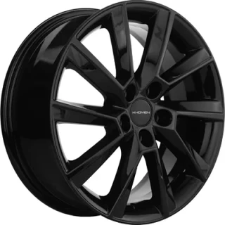 Диск литой Khomen Wheels KHW1604 (Aveo) 16x6.0J/5x105 D56.6 ET39 Black