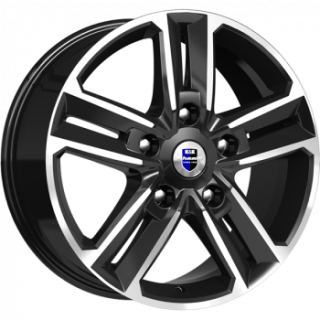 Диск литой КиК Backfire 18x8.0J/5x114.3 D67.1 ET50 алмаз черный