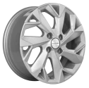 Диск литой Khomen Wheels KHW1402 (Accent/Getz/i20) 14x5.5J/4x100 D67.1 ET38 F-Silver