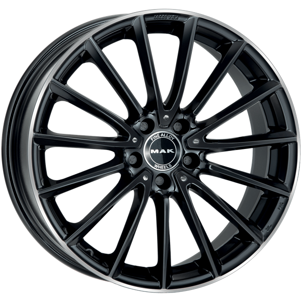 Диск литой MAK Komet 19x8.0J/5x112 D66.6 ET48 Gloss Black Mirror Ring
