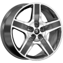 Диск литой Premium Series KP008 20x8.5J/5x108 D63.3 ET45 Diamond Black Gris