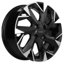 Диск литой Khomen Wheels KHW1402 (Civic/Fit) 14x5.5J/4x100 D56.1 ET45 Black-FP