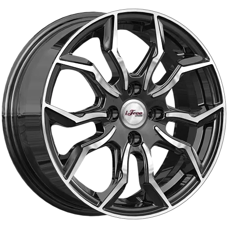 Диск литой iFree Бохо 15x6.0J/4x100 D60.1 ET37 блэк джек