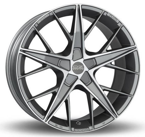 Диск литой OZ Quaranta 19x8.5J/5x112 D75.1 ET44 Grigio Corsa Diamond Cut