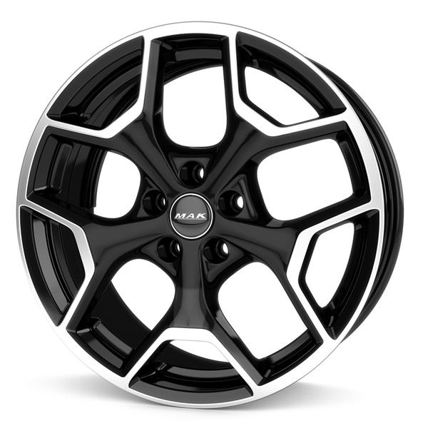 Диск литой MAK Liberty 18x7.5J/5x108 D72.3 ET39 Black mirror