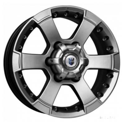 Диск литой КиК M56 (КС593) 16x7.0J/6x139.7 D110.1 ET20 ДАРК ПЛАТИНУМ