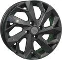 Диск литой Khomen Wheels KHW1508 (Lada Granta) 15x6.0J/4x98 D58.6 ET35 Gray