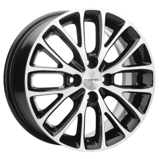 Диск литой Khomen Wheels KHW1506 (Rio II) 15x6.0J/4x100 D54.1 ET46 Black-FP