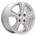 Диск литой Khomen Wheels KHW1502 (Solano) 15x6.0J/4x100 D54.1 ET45 F-Silver
