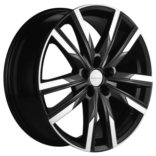 Диск литой Khomen Wheels 1905 19x7.5J/5x108 D60.1 ET47 Black-FP