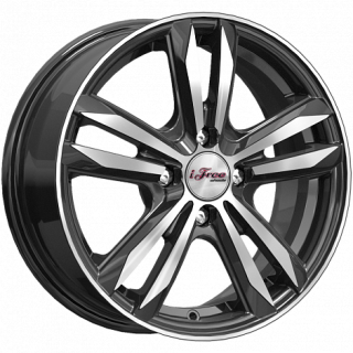 Диск литой iFree Маскот 15x6.0J/4x100 D67.1 ET45 блэк джек