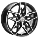 Диск литой Khomen Wheels KHW1709 (DFM580) 17x7.0J/5x110 D67.1 ET45 Black-FP
