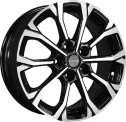 Диск литой Khomen Wheels KHW1605 (Elantra/Ceed/Cerato/i30) 16x6.5J/5x114.3 D67.1 ET50 Black-FP