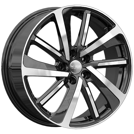 Диск литой КиК КС1111 18x7.0J/5x114.3 D66.1 ET40 алмаз чёрный