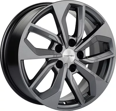 Диск литой Khomen Wheels KHW1703 (CX-5/i40/X-Trail) 17x7.0J/5x114.3 D67.1 ET45 Gray