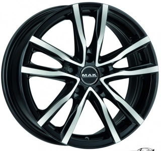 Диск литой MAK Milano 16x6.5J/5x108 D72.3 ET45 Black mirror