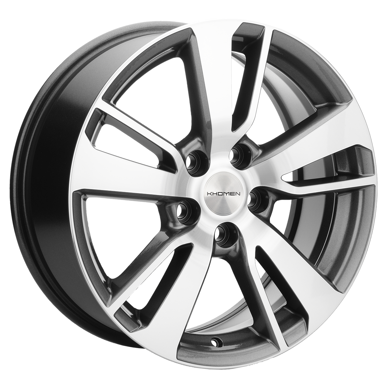 Диск литой Khomen Wheels KHW1704 (Outlander) 17x7.0J/5x114.3 D67.1 ET38 Gray-FP