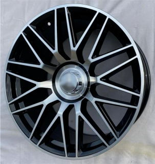 Диск литой Replica FR MB 846 22x9.5J/5x112 D66.6 ET42 Satin Black Machined Lip