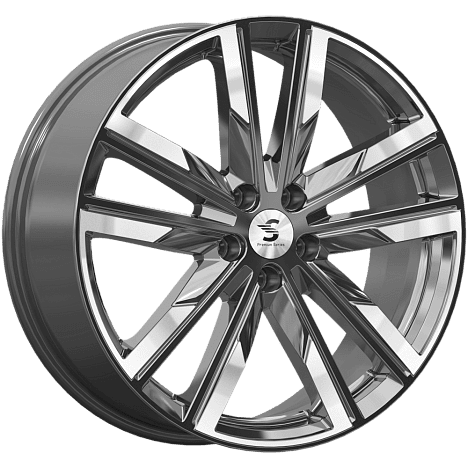 Диск литой Premium Series KP014 Teramont 20x8.0J/5x108 D65.1 ET36 Diamond Gloss Graphite