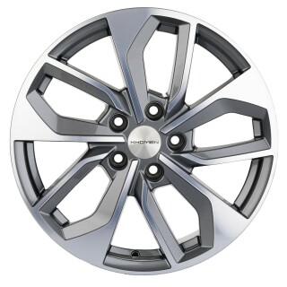 Диск литой Khomen Wheels KHW1703 (17_Tiguan) 17x7.0J/5x112 D57.1 ET40 Gray-FP