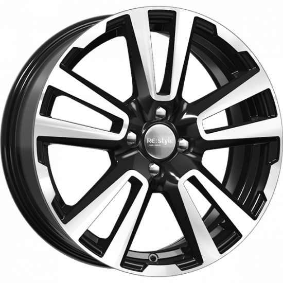 Диск литой КиК КС874 17x6.5J/5x114.3 D66.1 ET50 алмаз чёрный