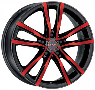 Диск литой MAK Milano 16x6.5J/5x112 D76.1 ET45 Black and Red