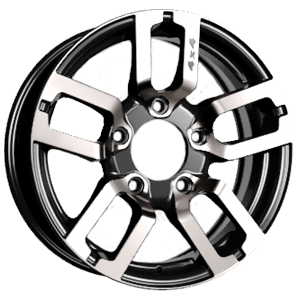 Диск литой Вектор K100 16x6.5J/5x139.7 D98 ET40 алмаз черный