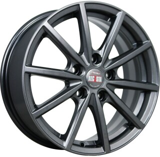 Диск литой Alcasta M61 16x6.5J/5x114.3 D67.1 ET45 Graphite