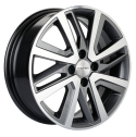 Диск литой Khomen Wheels 1609 16x6.0J/4x100 D60.1 ET37 Gray-FP