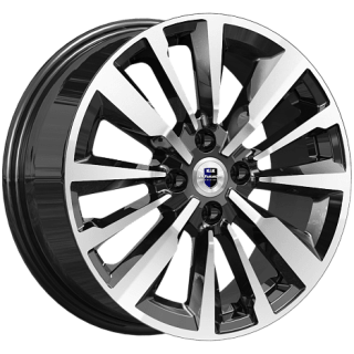 Диск литой КиК Эрман 16x6.5J/4x98 D58.6 ET35 алмаз чёрный