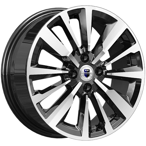 Диск литой КиК Эрман 16x6.5J/4x98 D58.6 ET35 алмаз чёрный