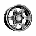 Диск литой КиК Байконур 16x8.0J/5x139.7 D110.1 ET20 блэк платинум