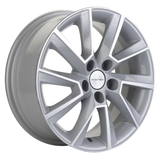 Диск литой Khomen Wheels KHW1507 (Polo) 15x6.0J/5x100 D57.1 ET40 Silver-FP