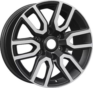 Диск литой Khomen Wheels KHW1723 (Pajero) 17x8.0J/6x139.7 D67.1 ET46 Black-FP