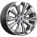 Диск литой КиК Авиор 17x7.0J/5x108 D63.3 ET50 Дарк платинум брайт