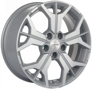 Диск литой Khomen Wheels KHW1715 (Kodiaq/Tiguan) 17x7.0J/5x112 D57.1 ET40 F-Silver-FP