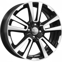 Диск литой КиК КС874 17x6.5J/4x100 D60.1 ET41 алмаз черный